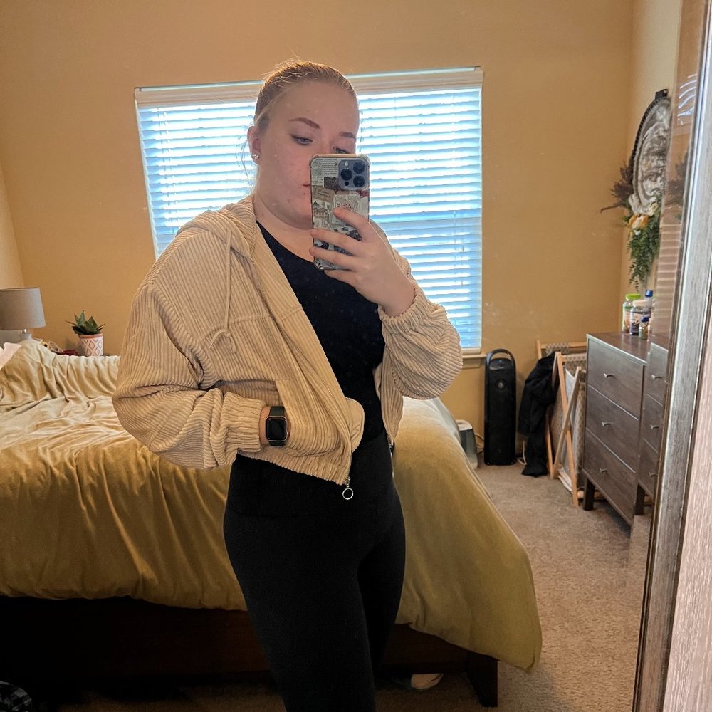 Corduroy Cropped Jacket